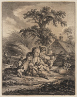 TvB G 5646
<br/>
Kinderen bij een boerderij
<br/>
<em>Le Beau, Pierre Adrien (1744- 19de eeuw)</em>